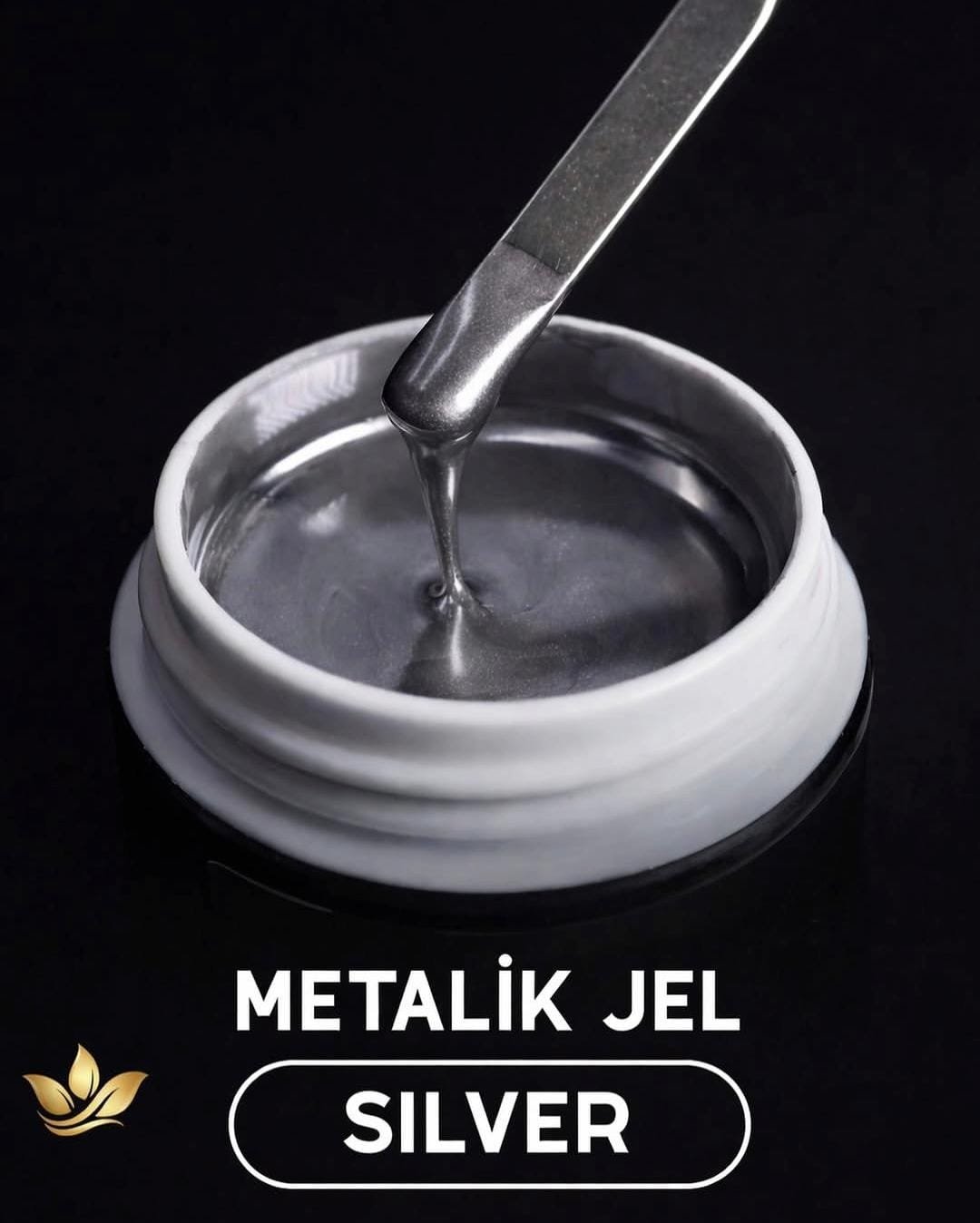 Metalik Jel Silver